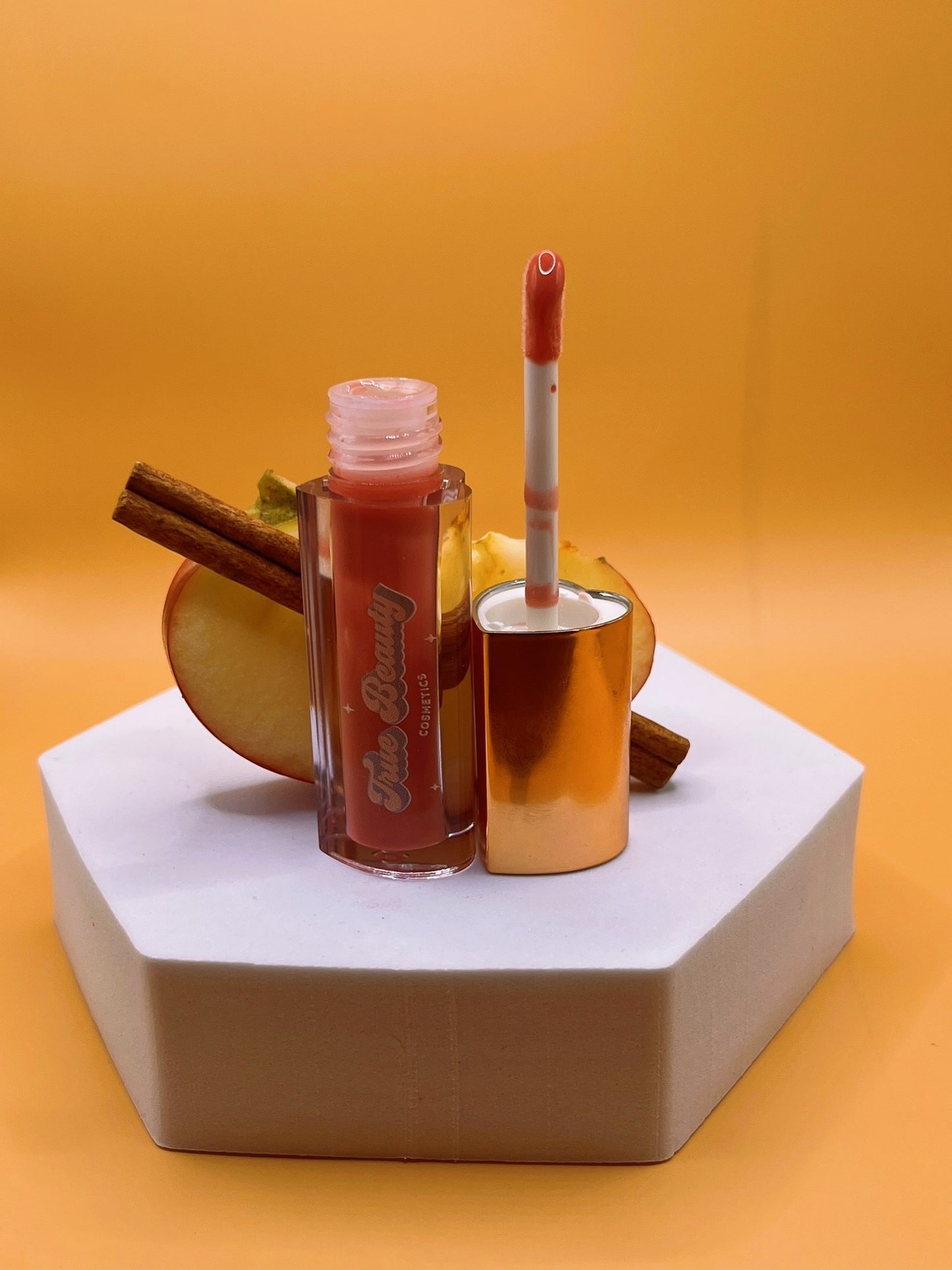 Rose Pink Apple Cinnamon Lipgloss